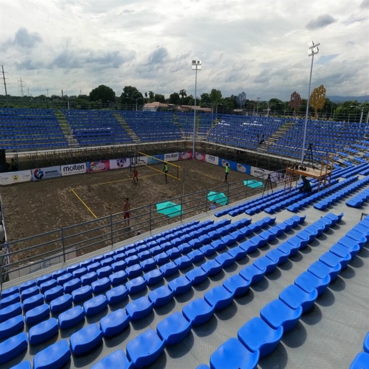 Nigaragua Portable Steel Bleachers Scaffolding Grandstand Seating