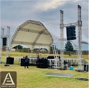 alumīnija skatuves kopne